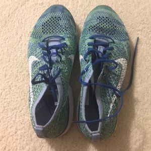 Nike flyknit running shoes. Size 8. Never worn.